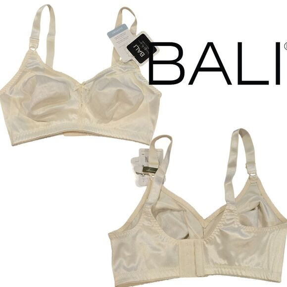 Bali Women's Double Support Wirefree Cream Color Bra 36DD NWT - Picture 6 of 6